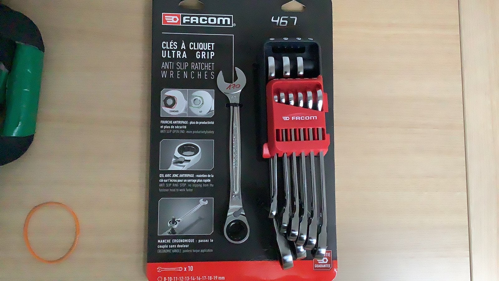 Kit de clés à cliquet Facom 467, Enlèvement, Neuf
