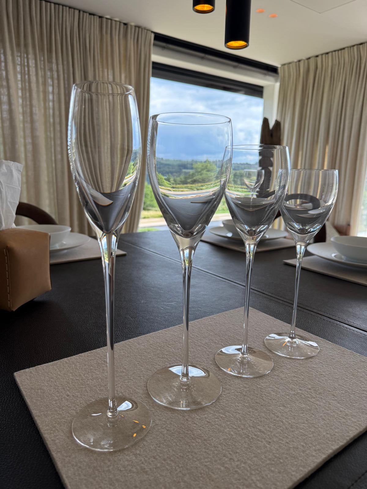 Ensemble de verres en cristal, Collections, Enlèvement ou Envoi, Comme neuf