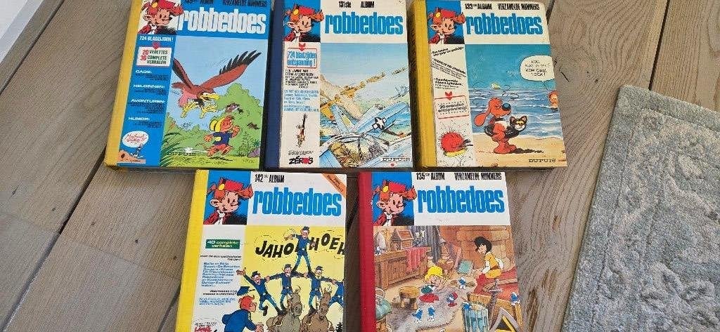 Lot Robbedoes verzamel albums jaren 70, Boeken, Ophalen of Verzenden