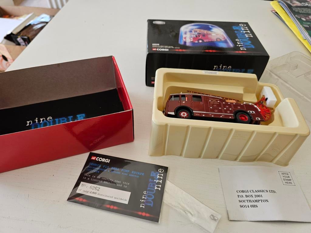 Pompe arrière Corgi Classics Dennis F15 Escape 1/50, Hobby & Loisirs créatifs, Voitures miniatures | 1:50, Enlèvement ou Envoi