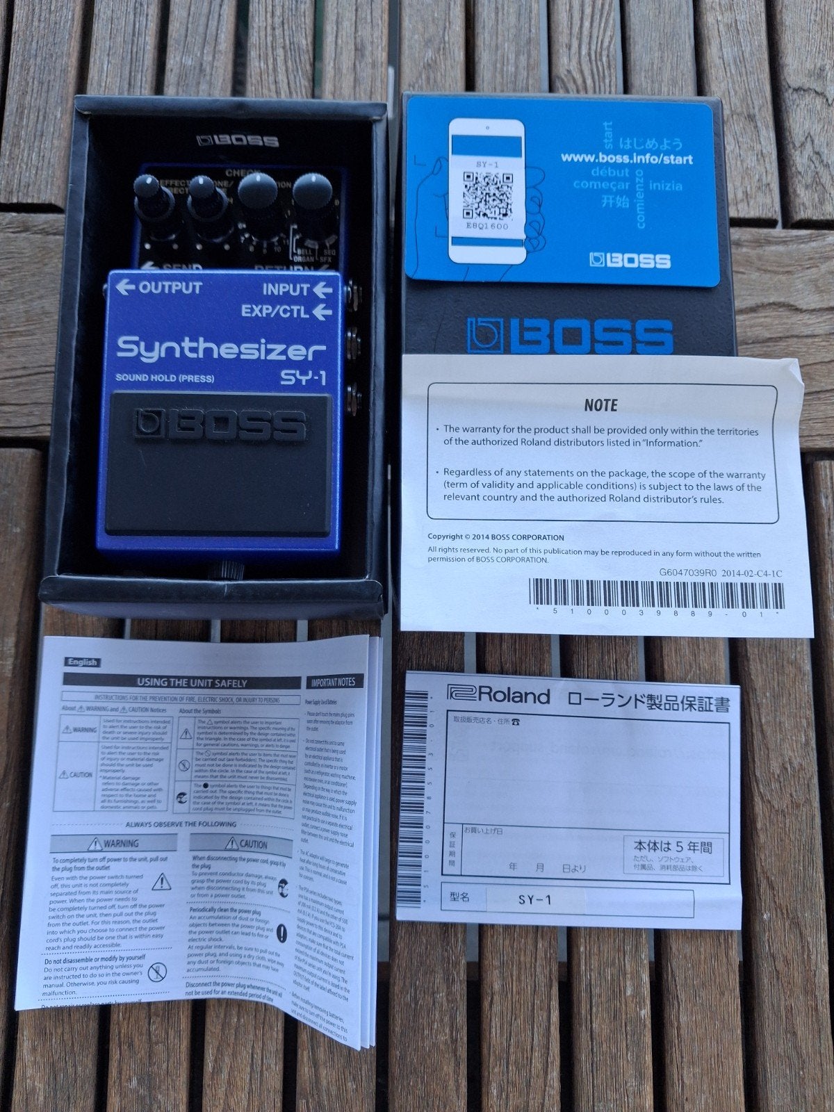 Boss SY-1 Synthesizer, Muziek en Instrumenten, Effecten, Ophalen of Verzenden