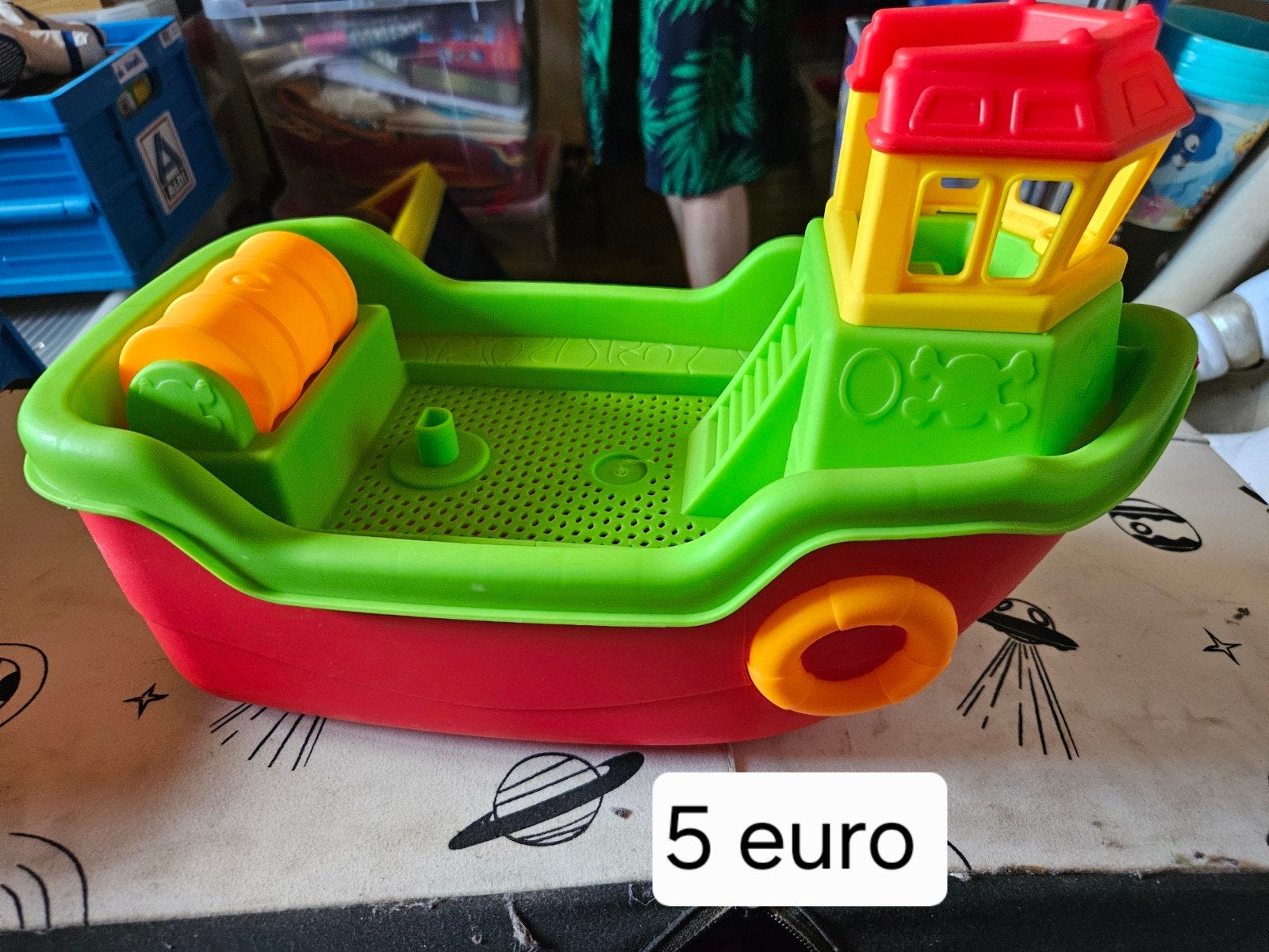 piratenboot, Ophalen