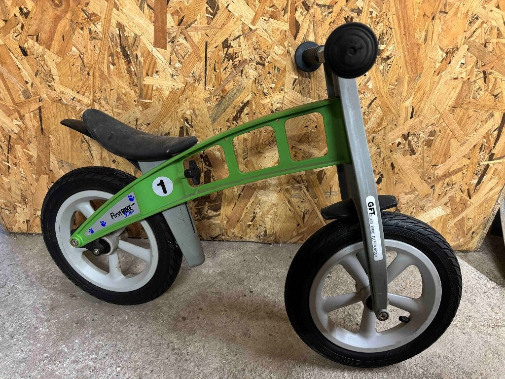 FirstBike Basic Vert, Enlèvement, Utilisé, Vélo d'équilibre