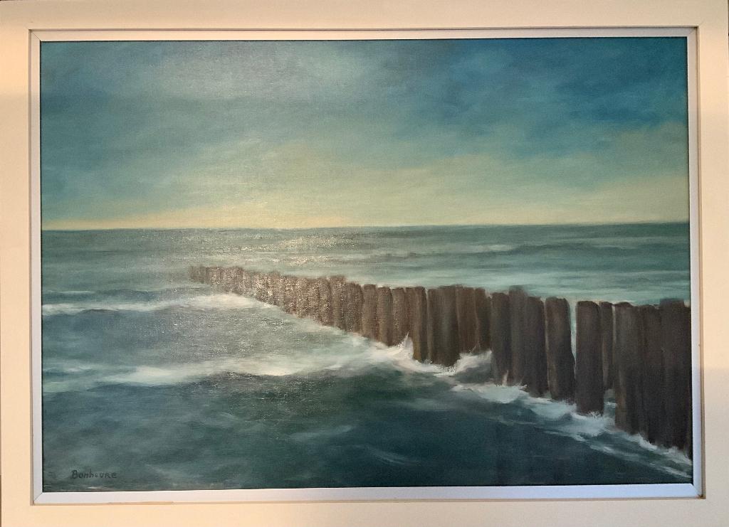 Schilderij  Zeeland, Antiek en Kunst, Kunst | Schilderijen | Modern, Ophalen