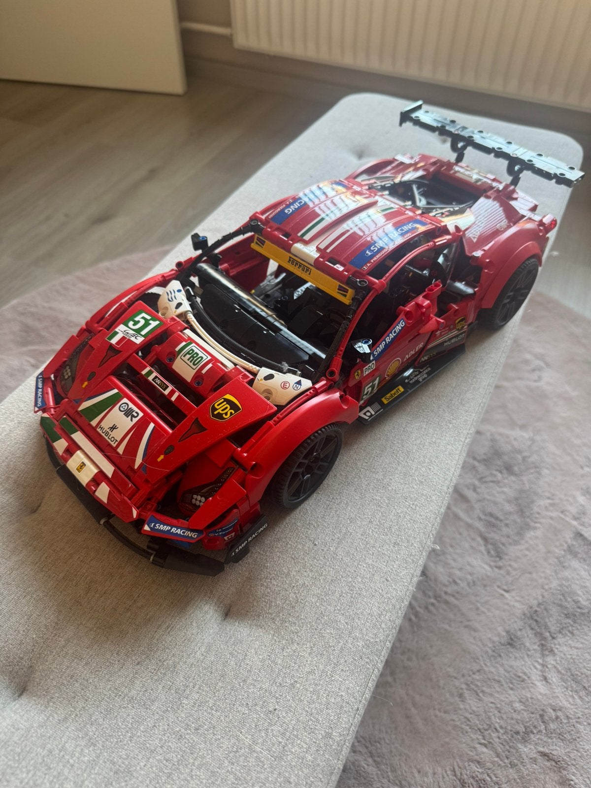 Lego Ferrari 488 GTE 42125, Lego, Ensemble complet, Comme neuf, Enlèvement
