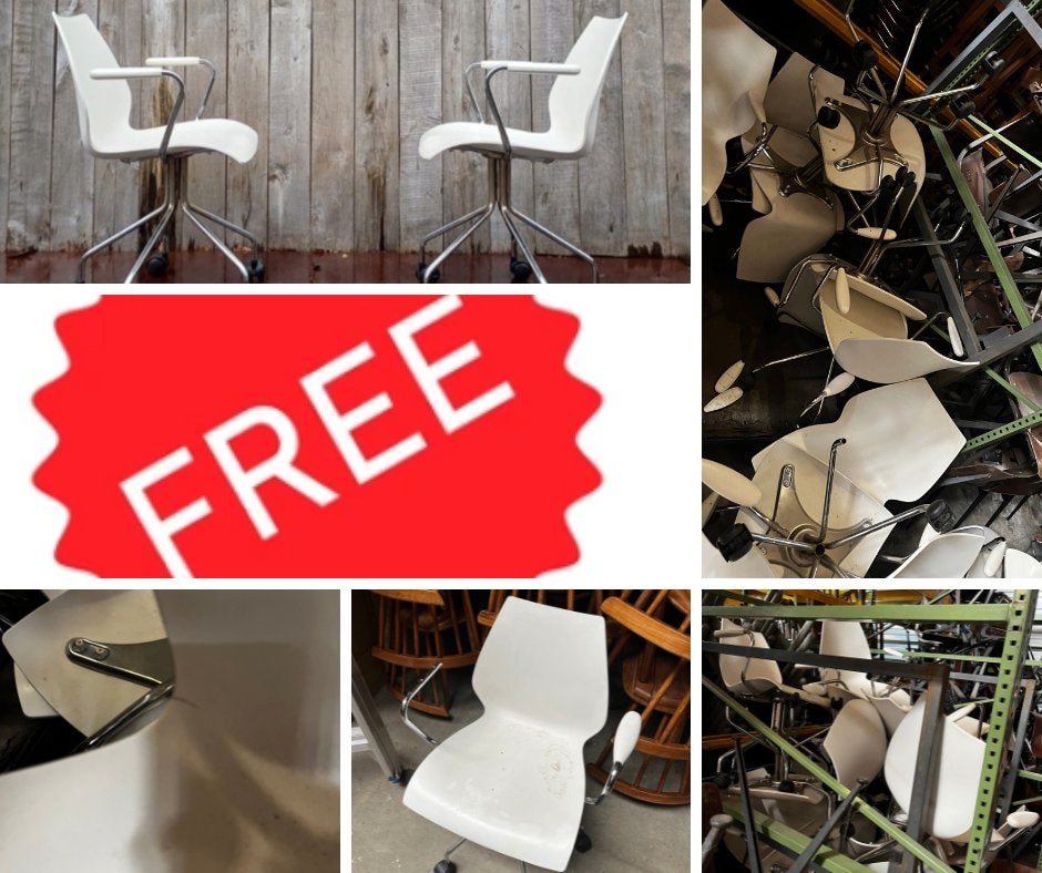 GRATIS KARTELL MAUI bureaustoelen ( met een hoekje af)