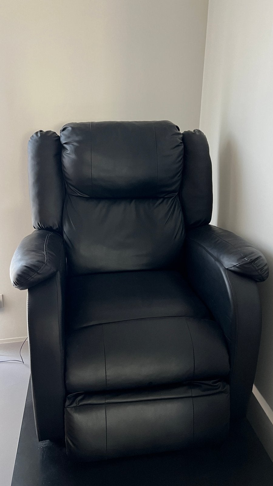 Relaxzetel met massage- en warmtefunctie – zwart, Enlèvement, Utilisé