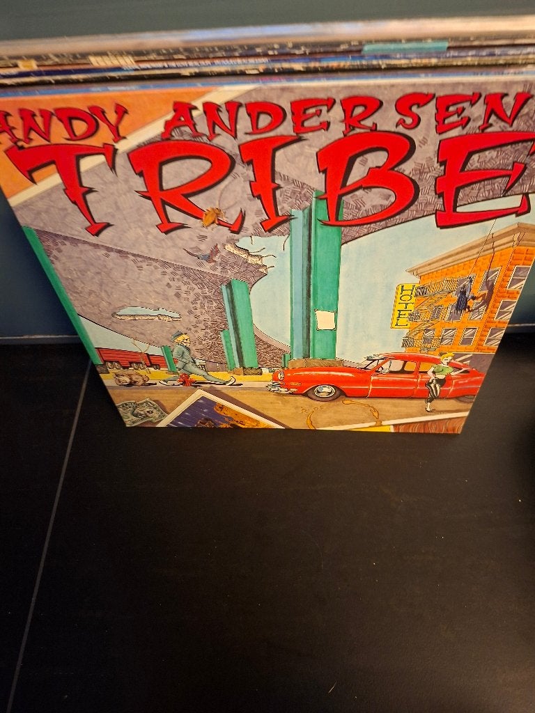 lp - andy andersen's tribe - self titled - vak 9, Pochette photo, Enlèvement ou Envoi, Comme neuf, Hardcore