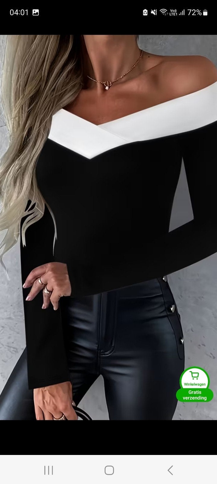 damestshirt zwart/wit lange mouw maat 2xl is nieuw, Kleding | Dames, Grote Maten, Ophalen of Verzenden, Nieuw, Zwart, Shirt of Top
