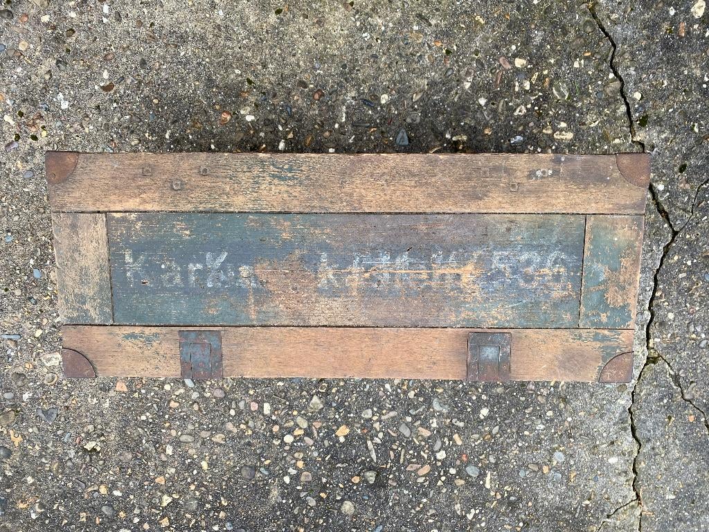 Duitse Kart s.F.H.18 kist, Verzamelen, Ophalen, Landmacht, Kist of Geocache