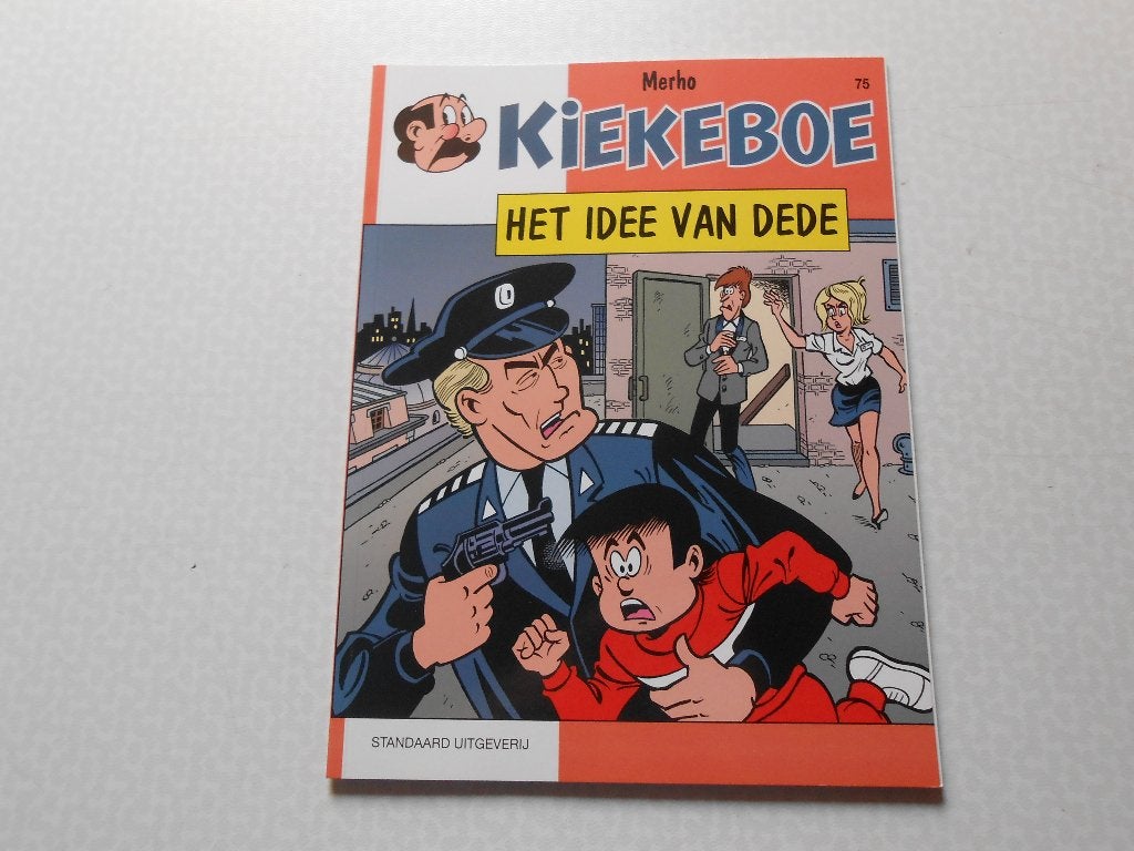 kiekeboe 75 Het idee van Dede 1998 1 ste druk. Met bijlage., Eén stripboek, Merho, Nieuw, Ophalen of Verzenden