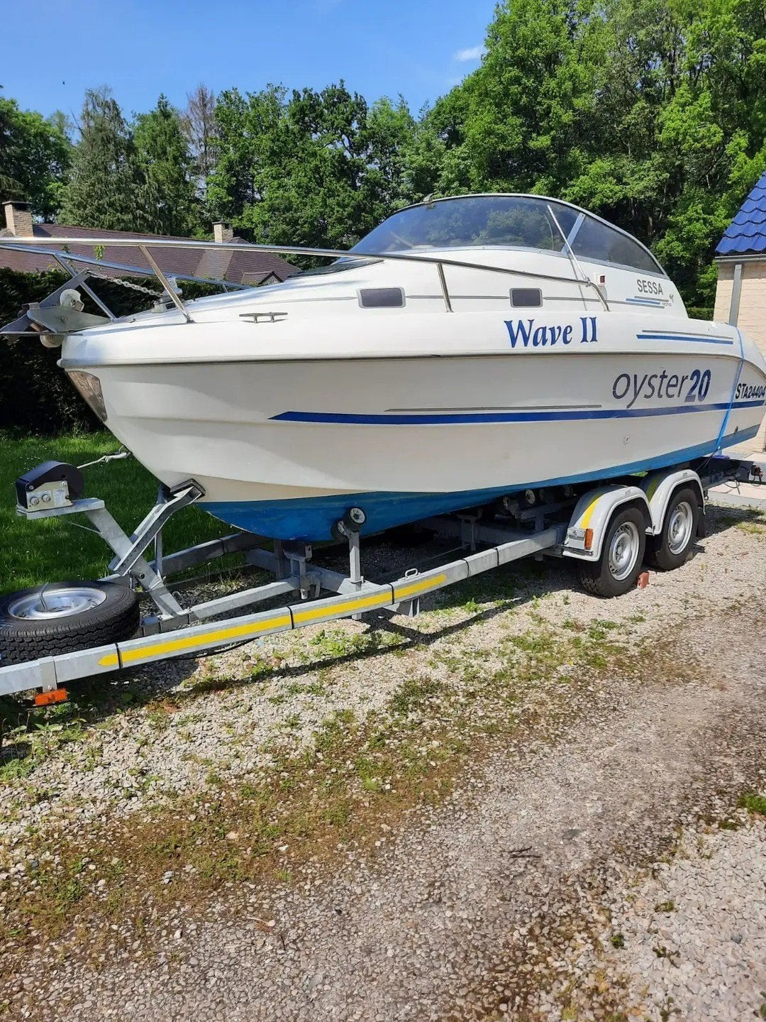 SESSA OYSTER 20 + moteur Yamaha 60 ch + remorque double essi, Enlèvement, Essence, Moteur hors-bord
