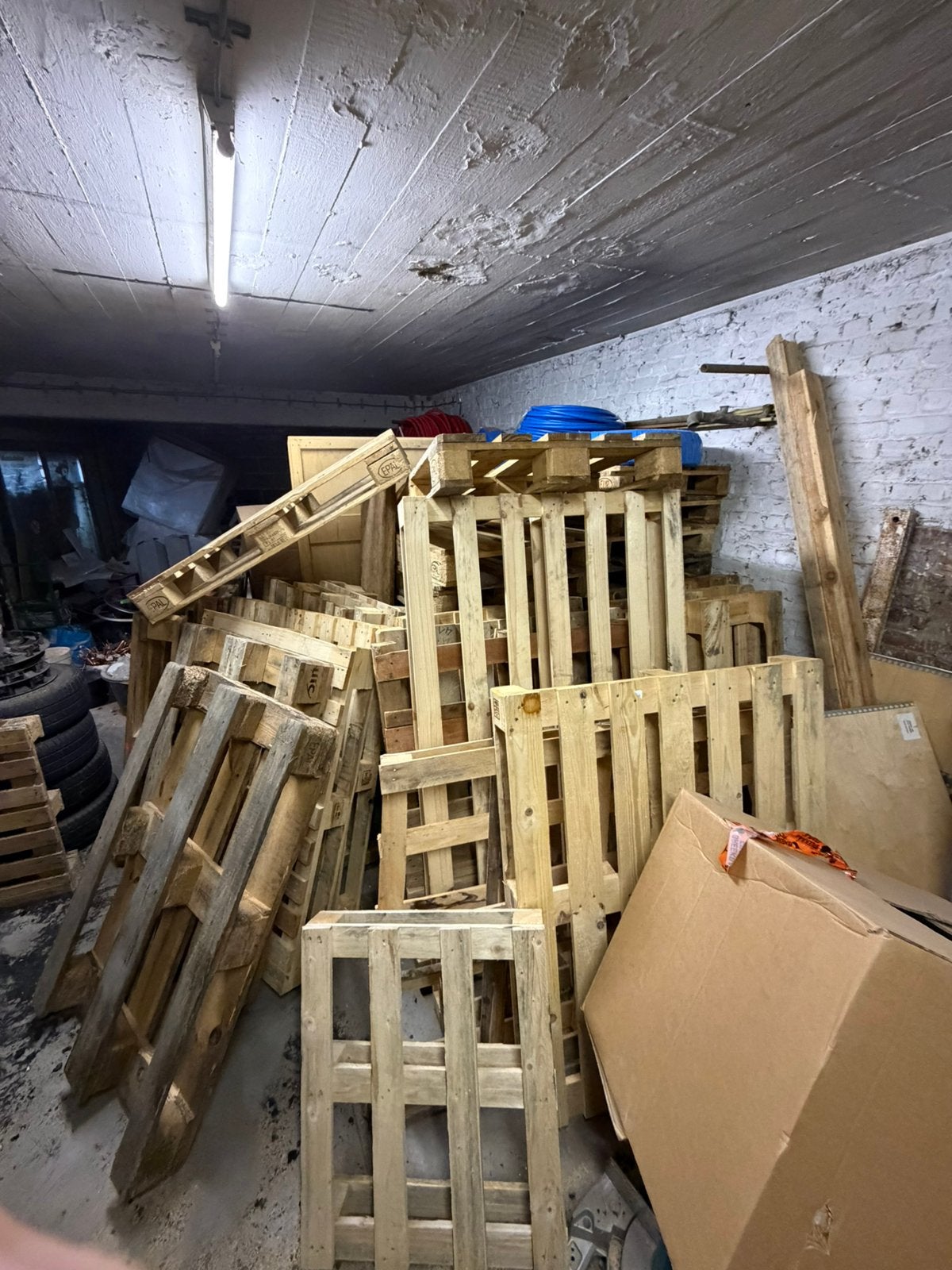 Europallets /pallets, Doe-het-zelf en Bouw, Ophalen, Zo goed als nieuw