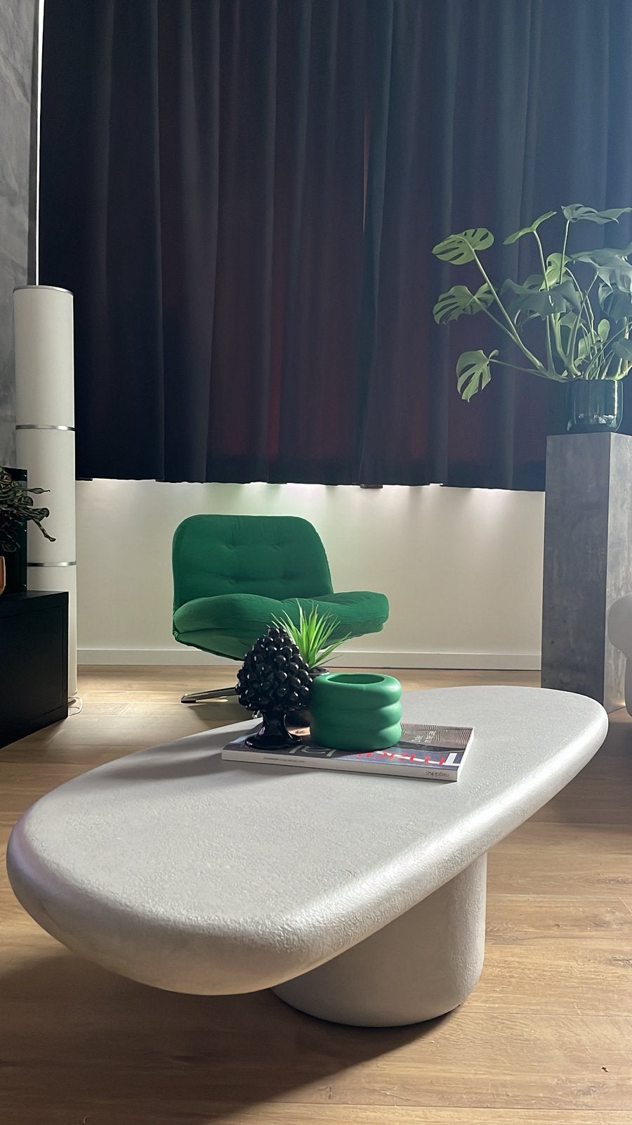 Table basse Juntoo, Maison & Meubles, 100 à 150 cm, Comme neuf, Enlèvement, Organique