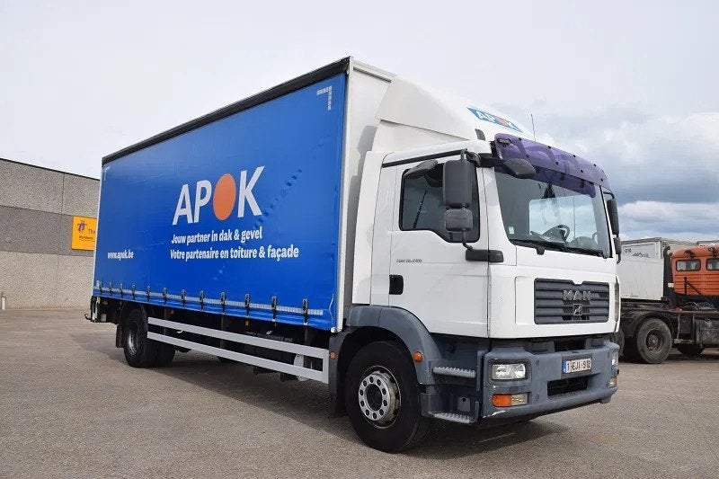 MAN TGM 18.280 Tautliner (bj 2008), Auto's, Vrachtwagens, Bedrijf, Te koop, Achteruitrijcamera, Airconditioning, Parkeercamera