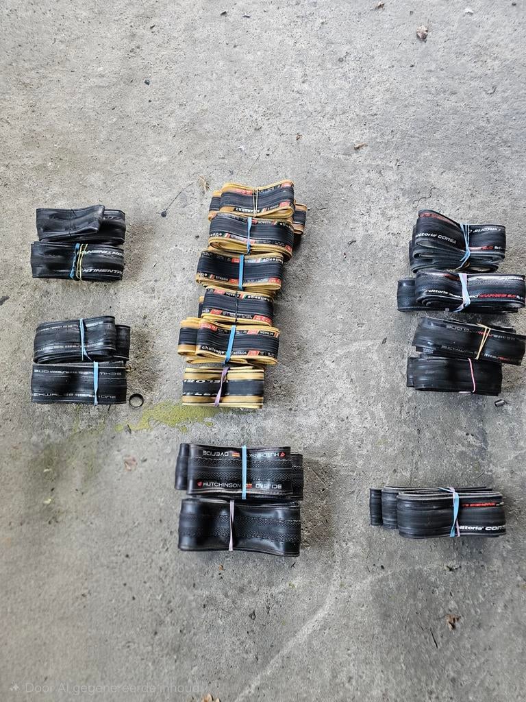 Lot racefiets banden, Continental, Challenge, Schwalbe, Fietsen en Brommers, Fietsonderdelen, Zo goed als nieuw, Band, Ophalen