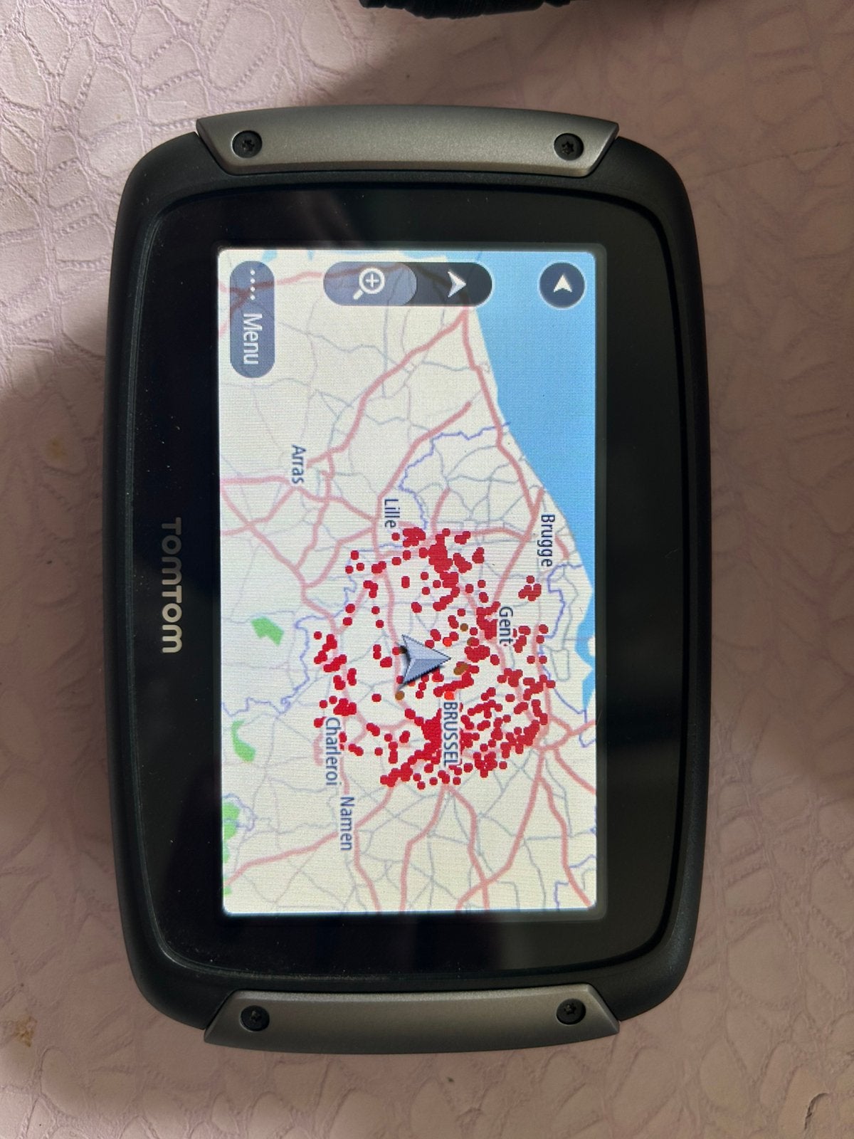 Tomtom rider 550, Ophalen, Zo goed als nieuw