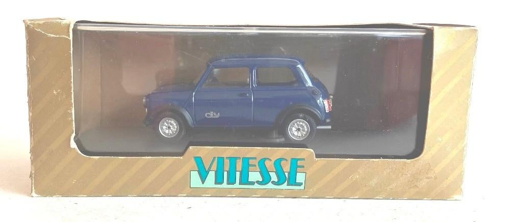 Mini 1000 CITY E blauw Vitesse L091C., Hobby & Loisirs créatifs, Voitures miniatures | 1:43, Comme neuf, Voiture, Autres marques