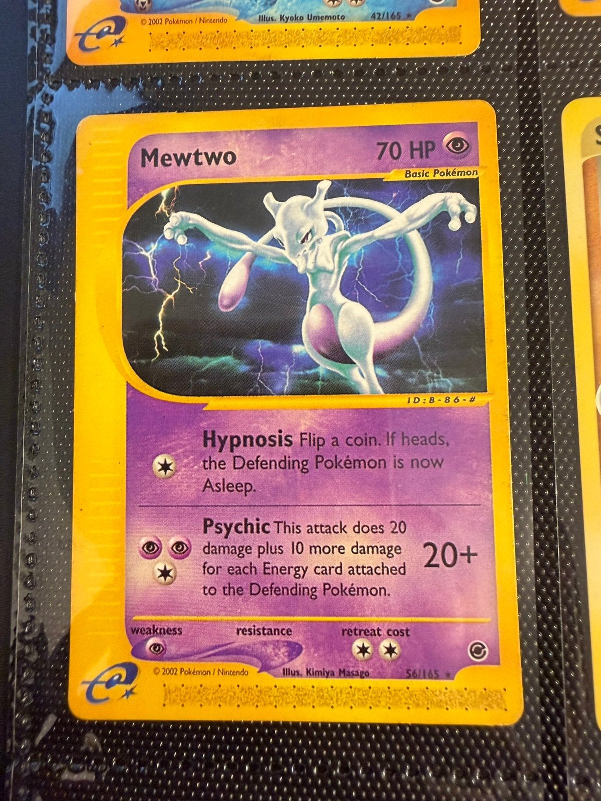 Mewtwo 56/165 — Expeditie NL, Ophalen of Verzenden, Zo goed als nieuw