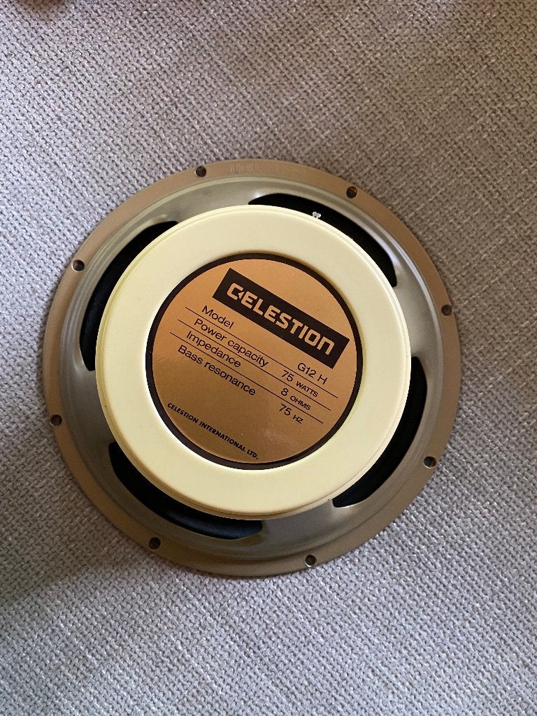 Celestion Creamback speaker 75W 8ohms, Ophalen of Verzenden, Gebruikt, Elektrische gitaar