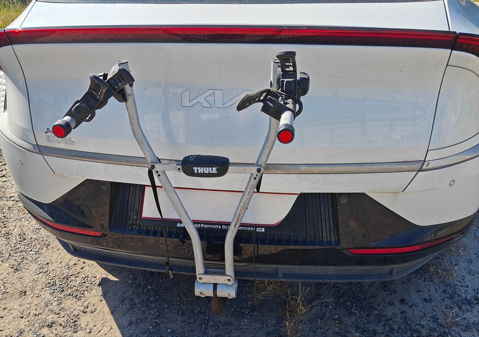 porte vélo thule fixation sur boule d'attelage., Autos : Divers, Porte-vélos, Enlèvement ou Envoi, 2 vélos