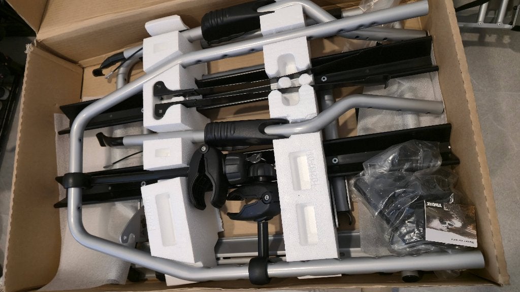 Thule 3 fietsenrek, Auto diversen, Ophalen of Verzenden, 3 fietsen of meer, Nieuw, Achterklepdrager