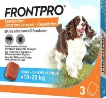 Frontpro honden tegen vlooien, Dieren en Toebehoren, Ophalen of Verzenden, Nieuw, Overige typen