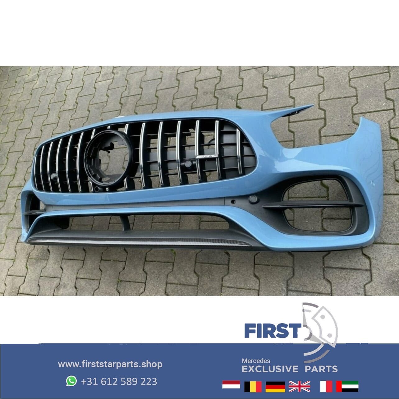 W190 GT - R AMG FACELIFT VOORBUMPER COMPLEET A1908858500 GTR, Utilisé, -, Avant, -