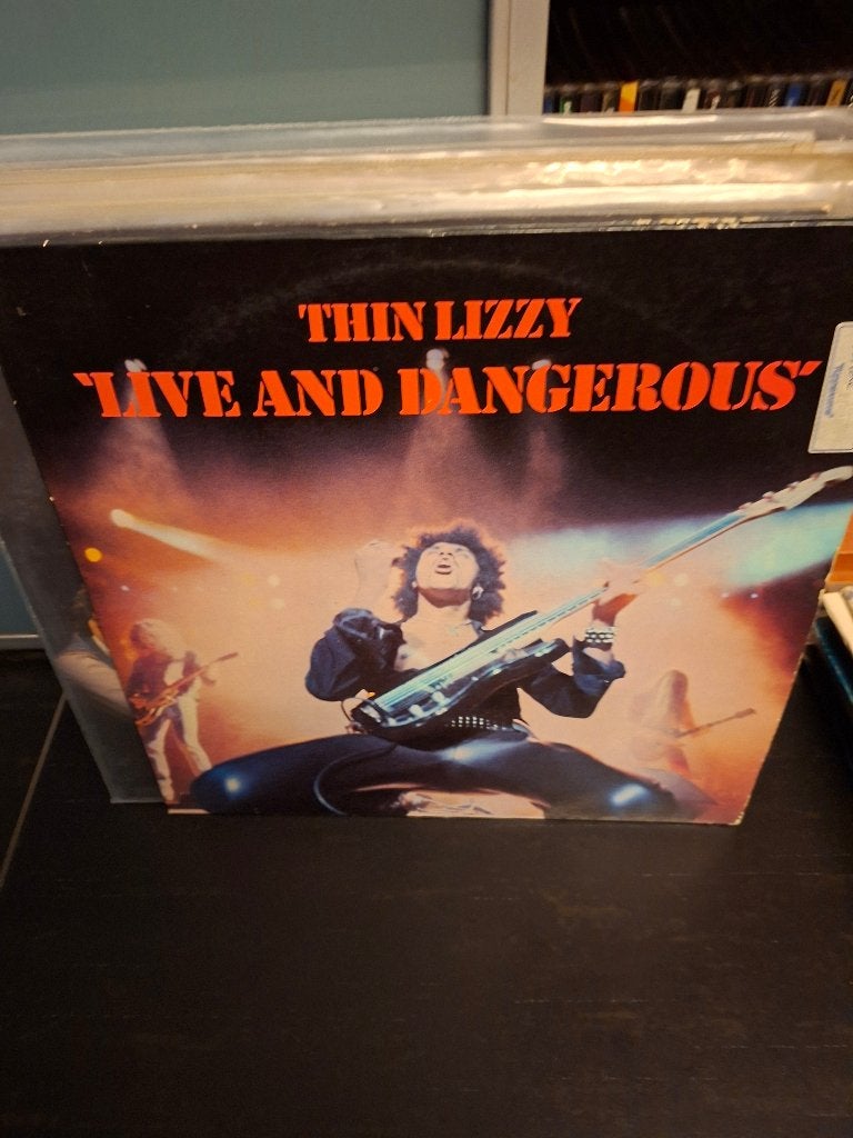 lp - thin lizzy - live and dangerous - vak 5, CD & DVD, Utilisé, Hard rock, LP, 12 pouces