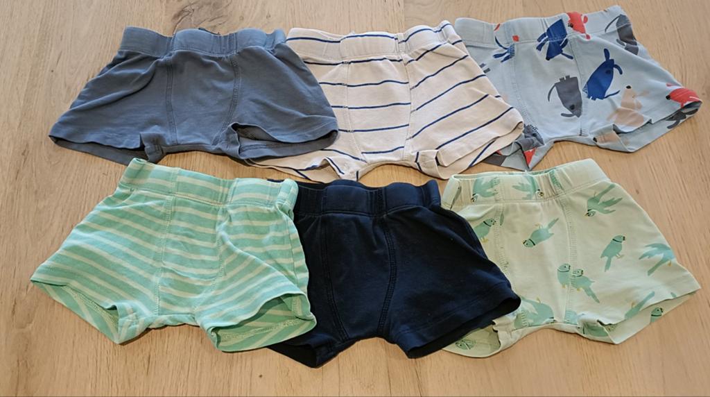 Zes boxershorts Hema 86-92, Kinderen en Baby's, Babykleding | Maat 86, Ophalen
