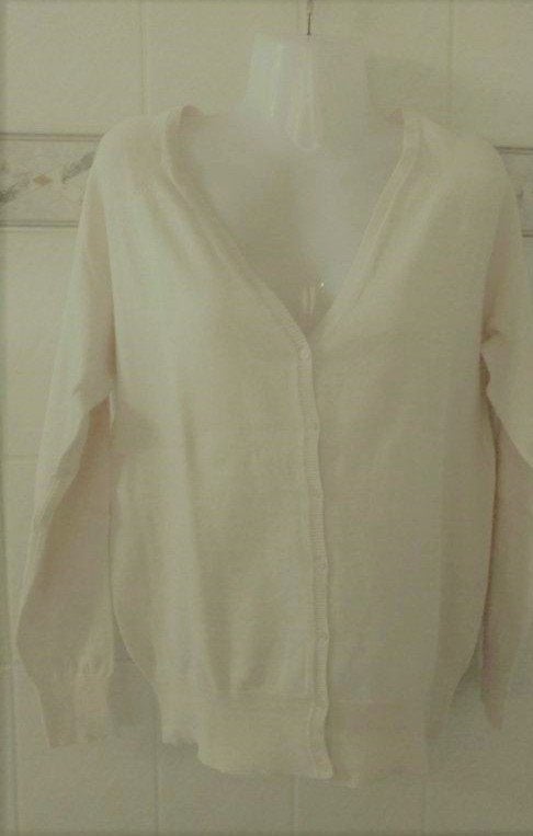 Yessica : ecru of crèmekleur cardigan gilet vest , mt M, Kleding | Dames, Truien en Vesten, Ophalen of Verzenden