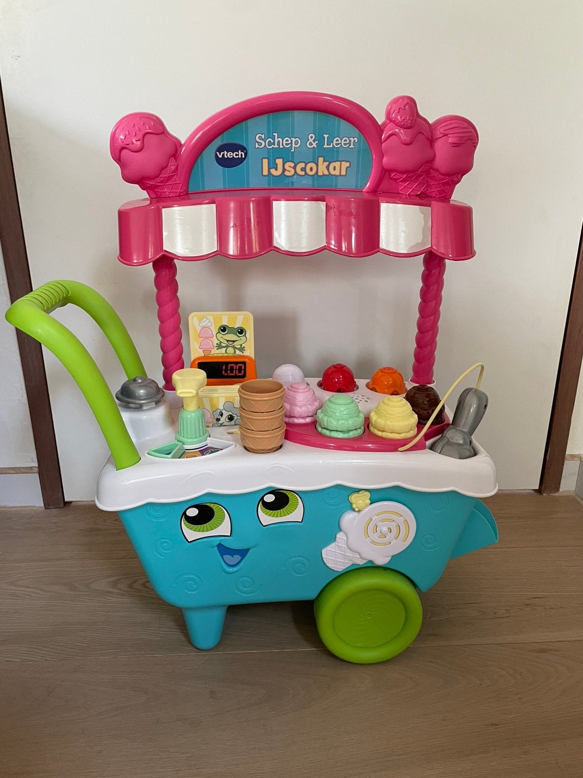 Vtech ijscokar schep & leer, Ophalen, Gebruikt, Kunststof