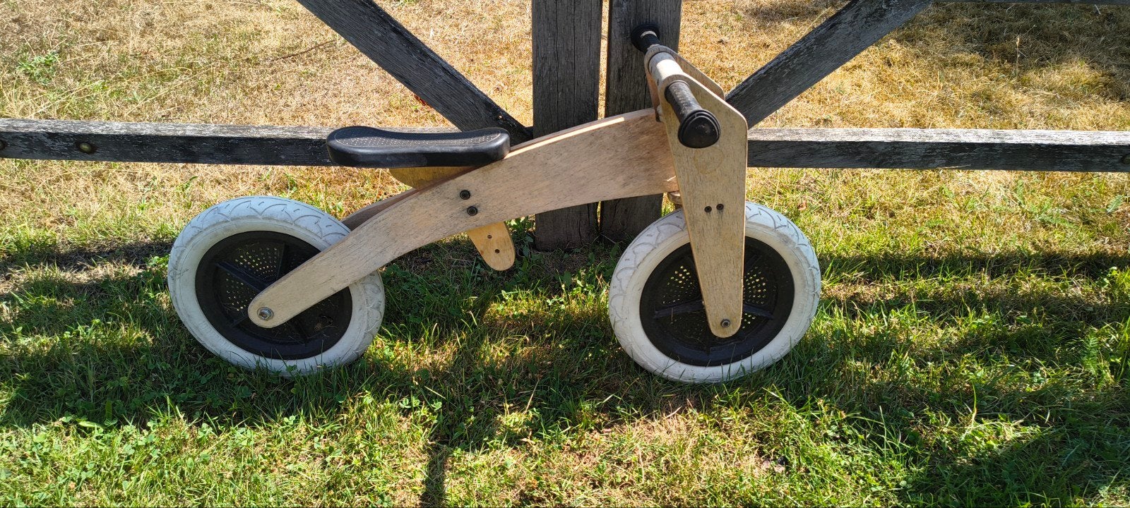 Wishbone loopfiets, Ophalen
