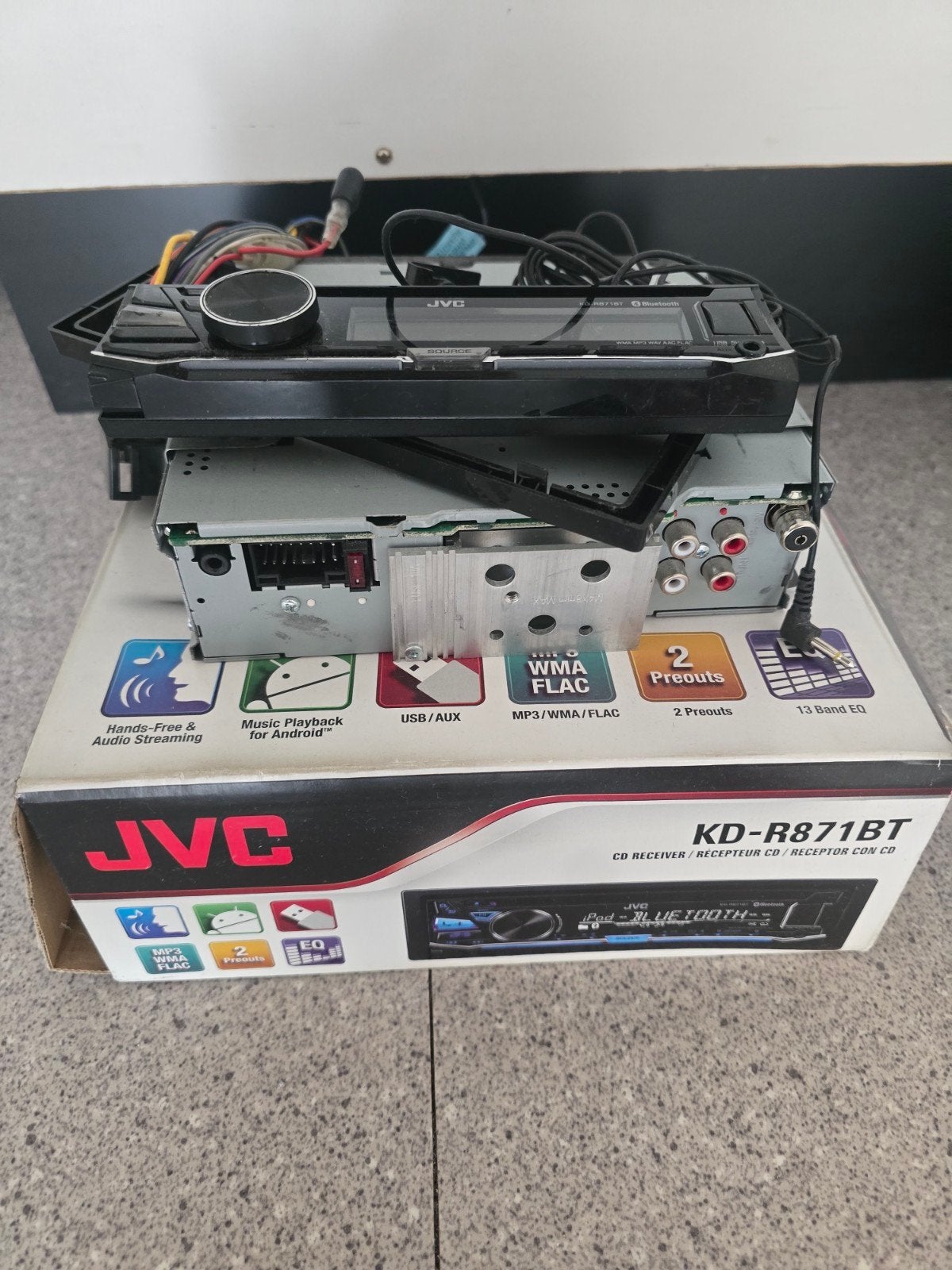 JVC Autoradio Bluetooth, Enlèvement, Comme neuf