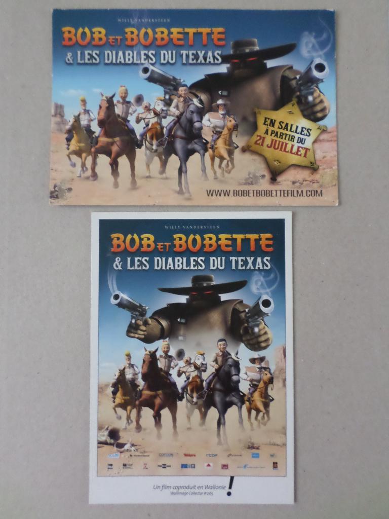 Lot cartes postales Bob & bobette & les diables du Texas, Enlèvement ou Envoi, Non affranchie