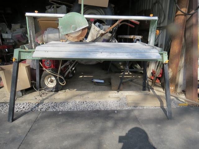 tegel zaagmachine tot 60 mm tegels, Ophalen, Gebruikt, Overige typen, 30 tot 70 mm