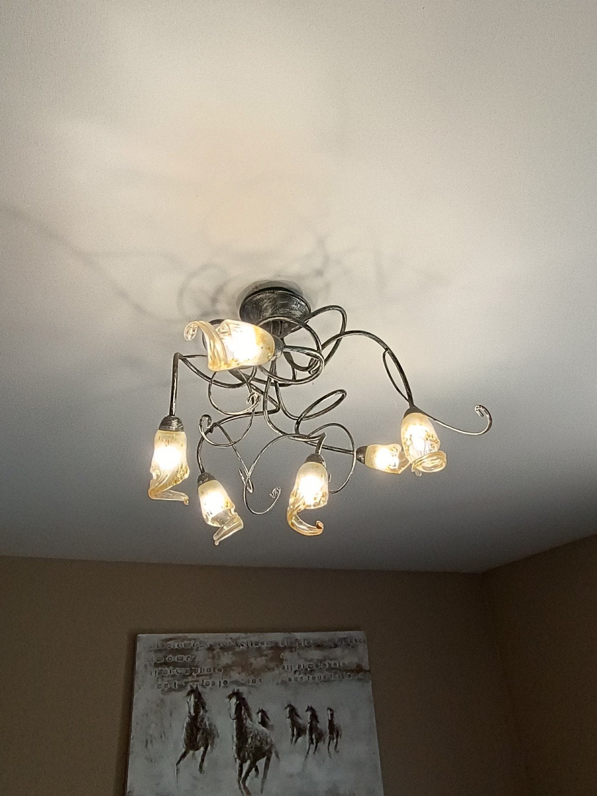 Lampen plafond woonkamer, Maison & Meubles, Lampes | Plafonniers, Enlèvement