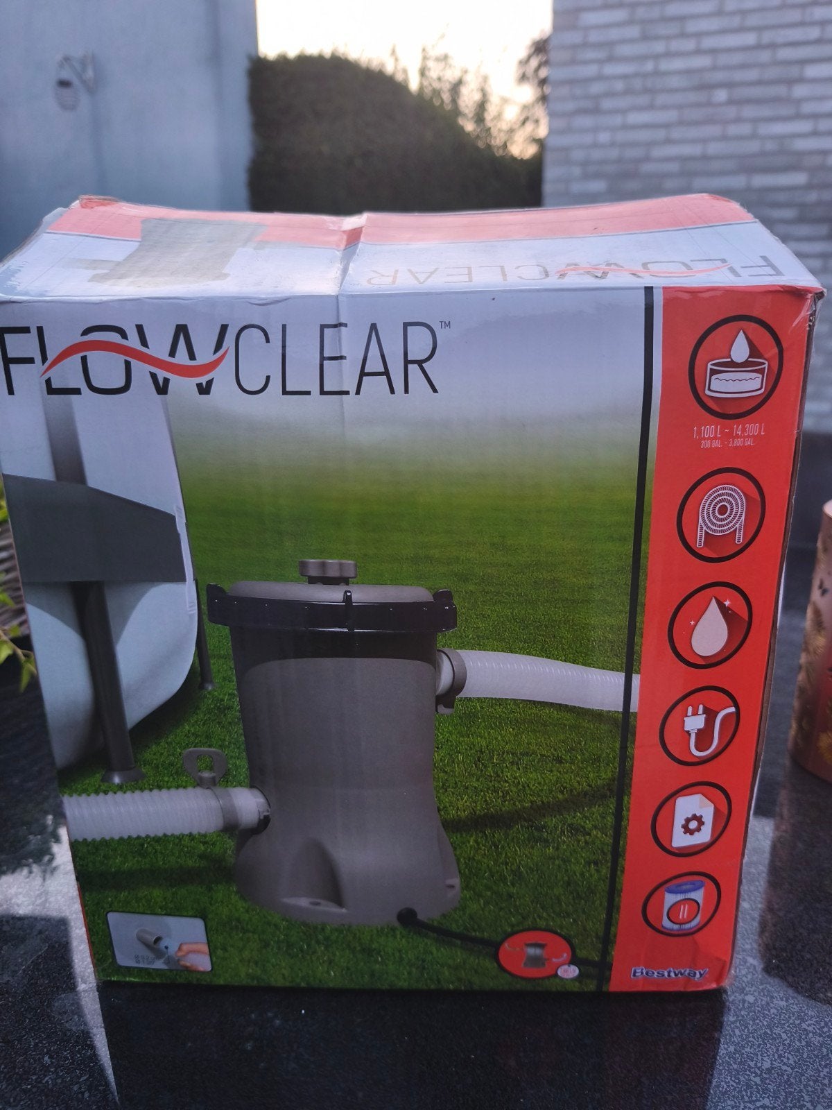 Zwembadfilter bestway nieuw, Enlèvement, Filtre