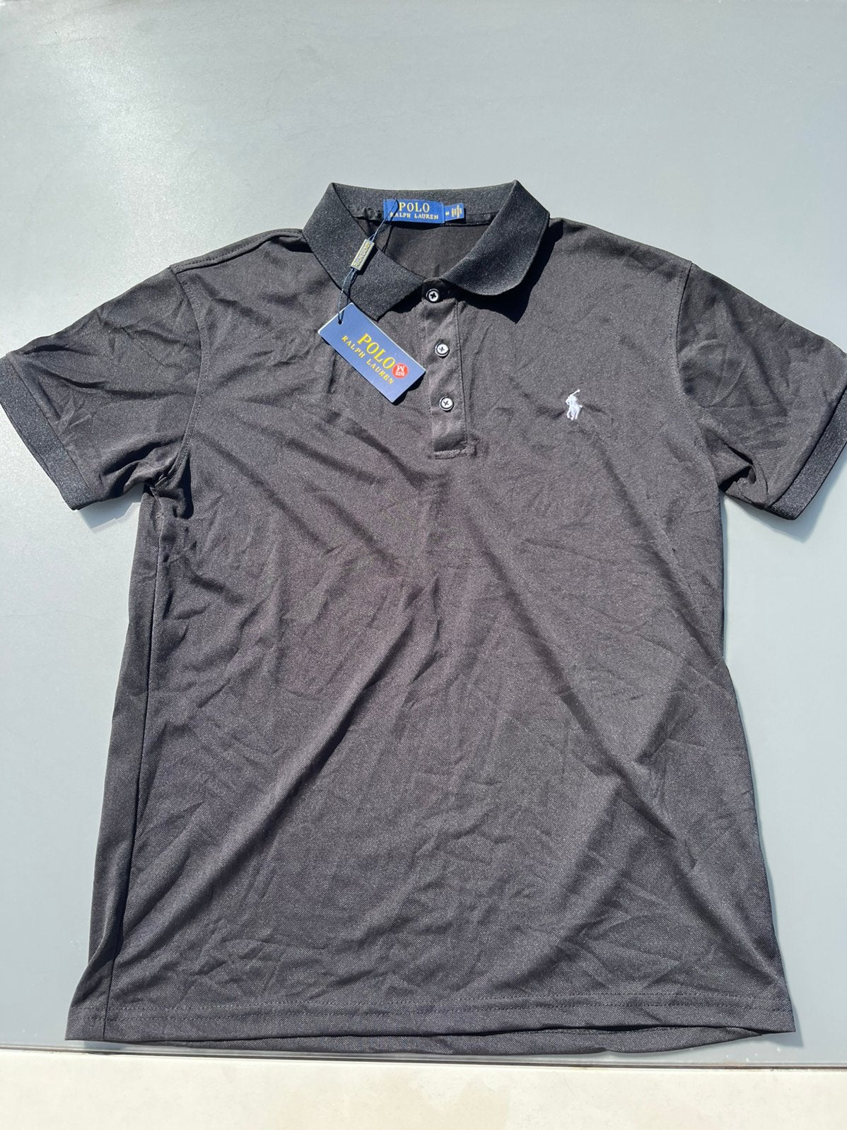 Black Ralph Lauren T-shirt Size M, Verzenden, Nieuw, Maat 48/50 (M), Zwart