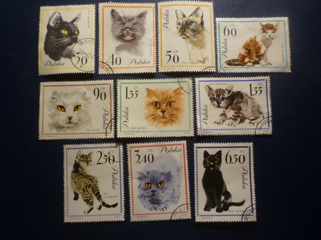 Polen/Pologne 1964 Mi 1475/1484(o) Gestempeld/Oblitéré, Verzenden, Polen