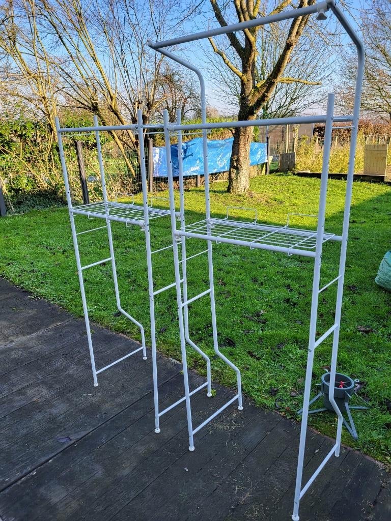 1 wasmachine rek, Ophalen, Zo goed als nieuw