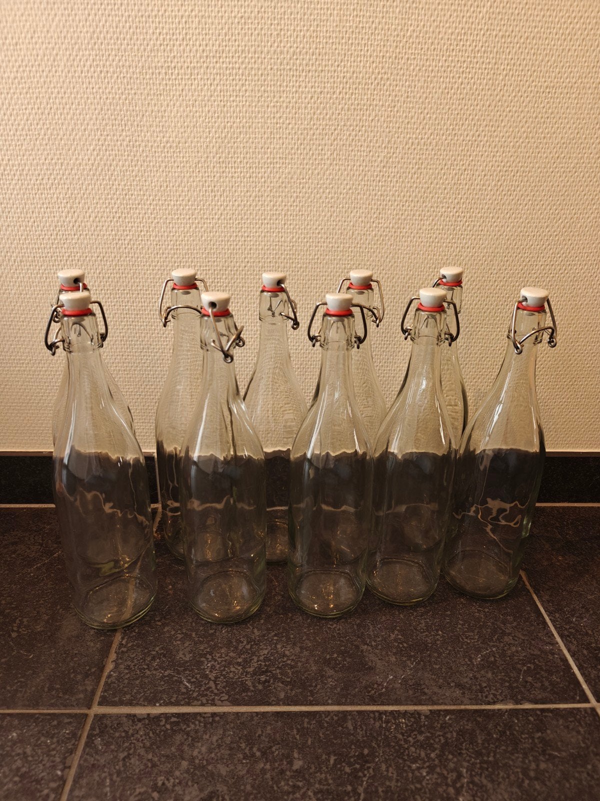 Glazen flessen - 1L, Ophalen