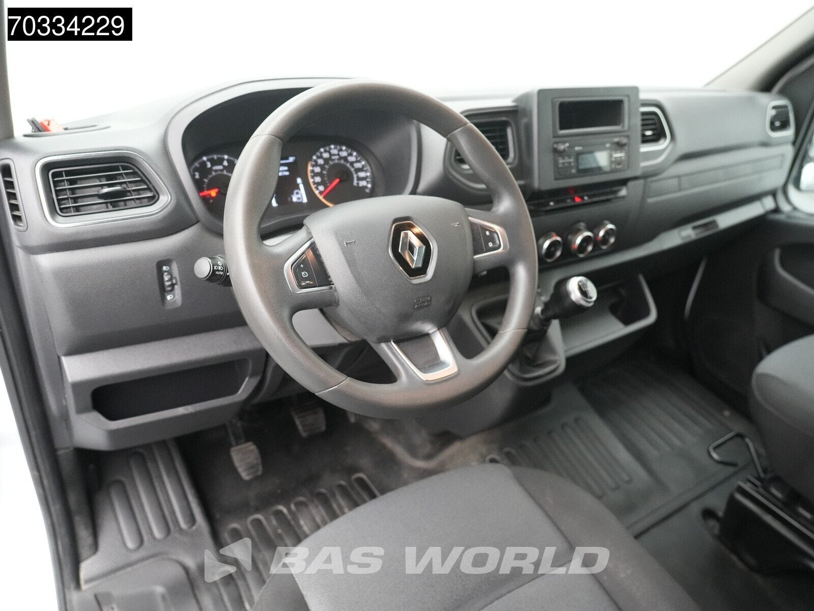 Renault Master 130PK Kipper Dubbele Cabine Dubbellucht Airco, Auto's, Stof, Gebruikt, Euro 6, 4 cilinders