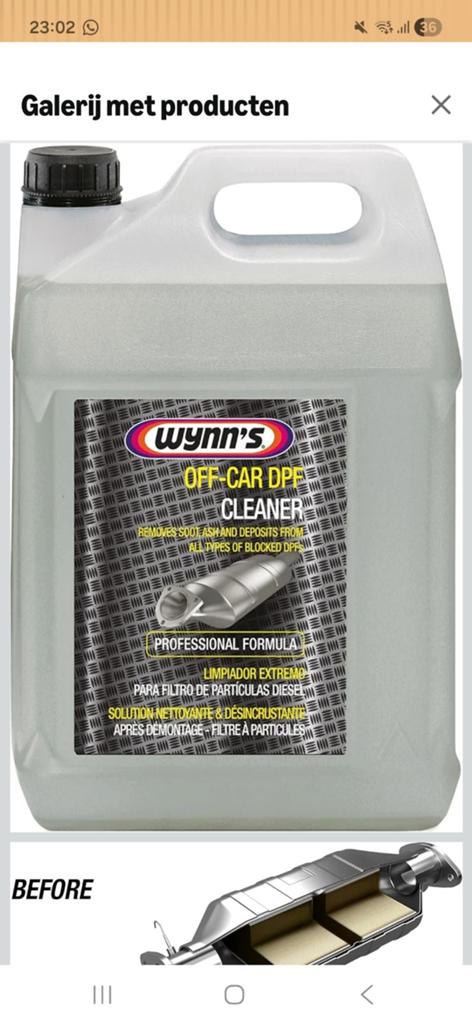 Roetfilter reinigen Dpf cleaner 5Liter, Ophalen