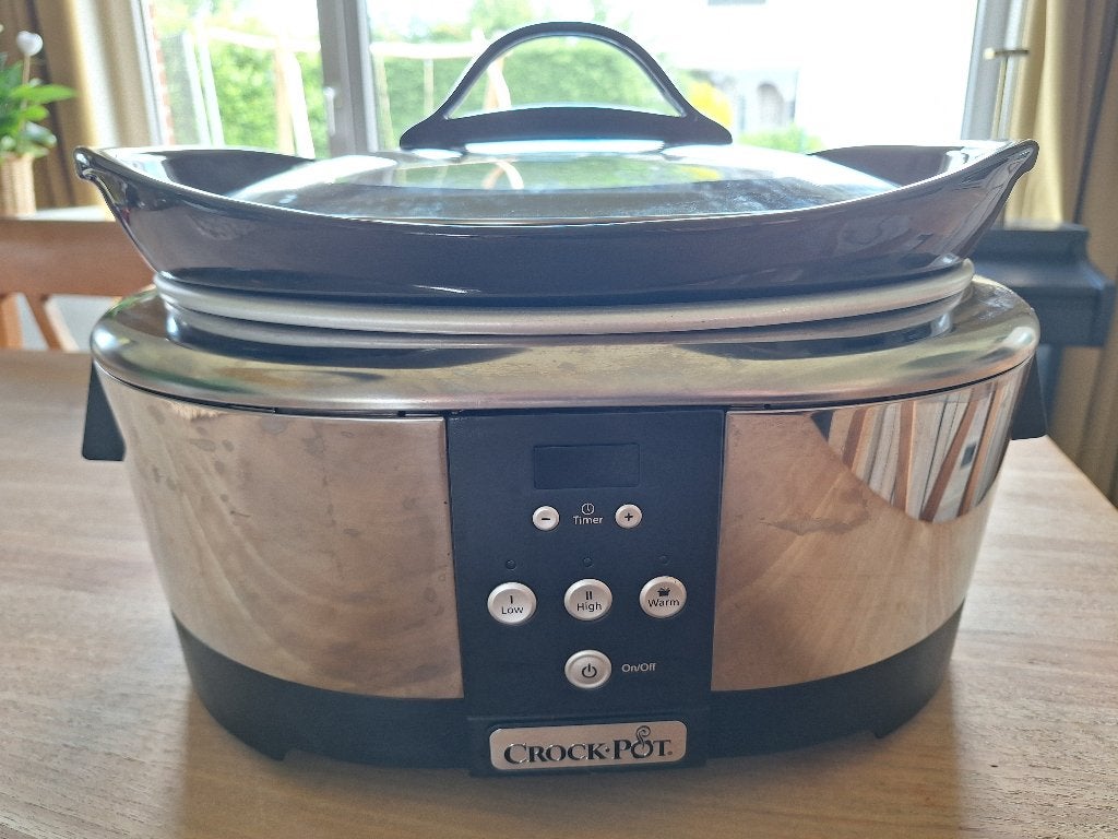 Crock-Pot Digital Slow Cooker van 5,7 liter, Electroménager, Enlèvement, Minuteur, Comme neuf