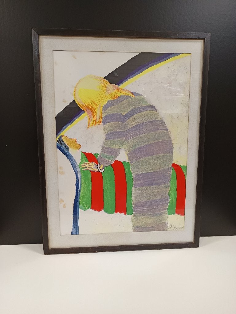 Raveel Roger - solidariteit - kleurenlithografie, Numéroté, Enlèvement ou Envoi