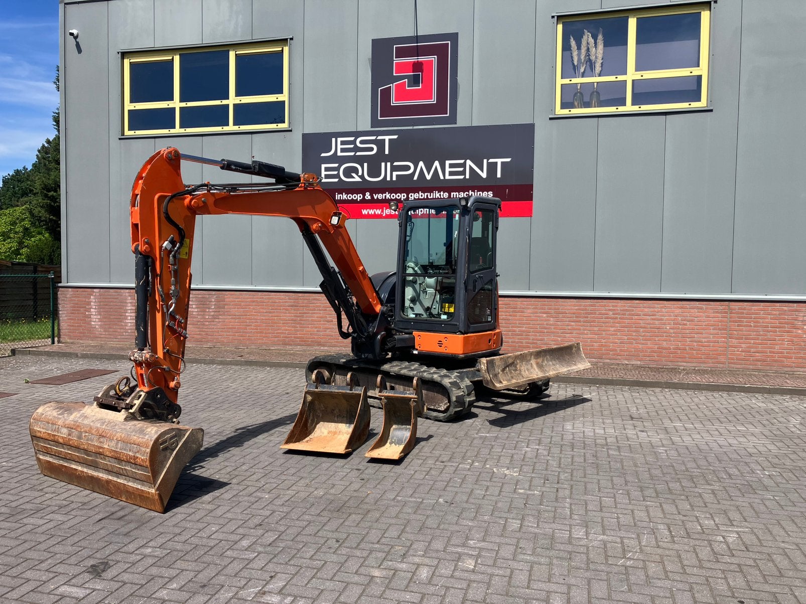 Hitachi zx55u-5a, Enlèvement, Grue