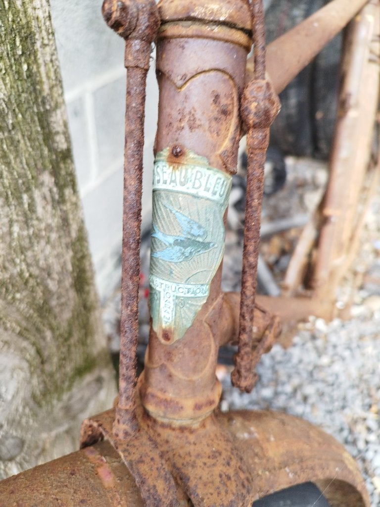 Ancien vélo, Enlèvement, Années 50