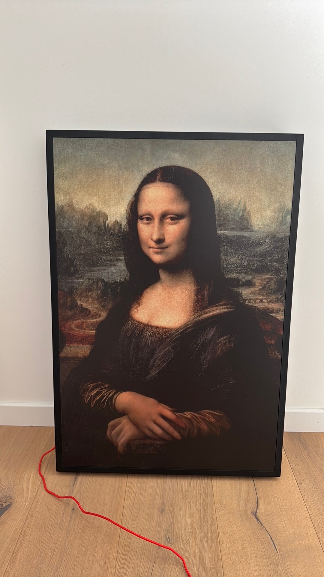 Cadre Lumineux IKEA x Off-White "MONA LISA" by Virgil Abloh, Maison & Meubles, Accessoires pour la Maison | Cadres, Enlèvement