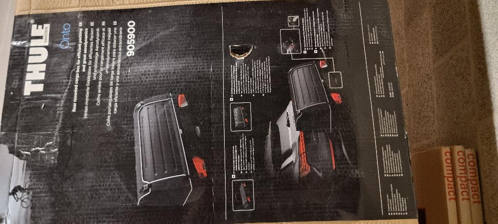 Coffre d'attelage Thule onto, Autos : Pièces & Accessoires, Enlèvement, Neuf